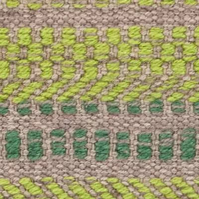 Sooner Than Later Handwoven Indoor/Outdoor Rug Swatch | Green