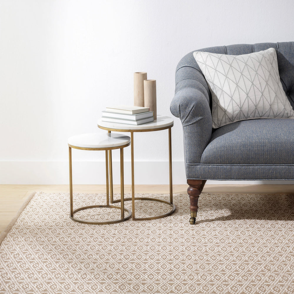 Bare Handwoven Cotton Rug | Natural