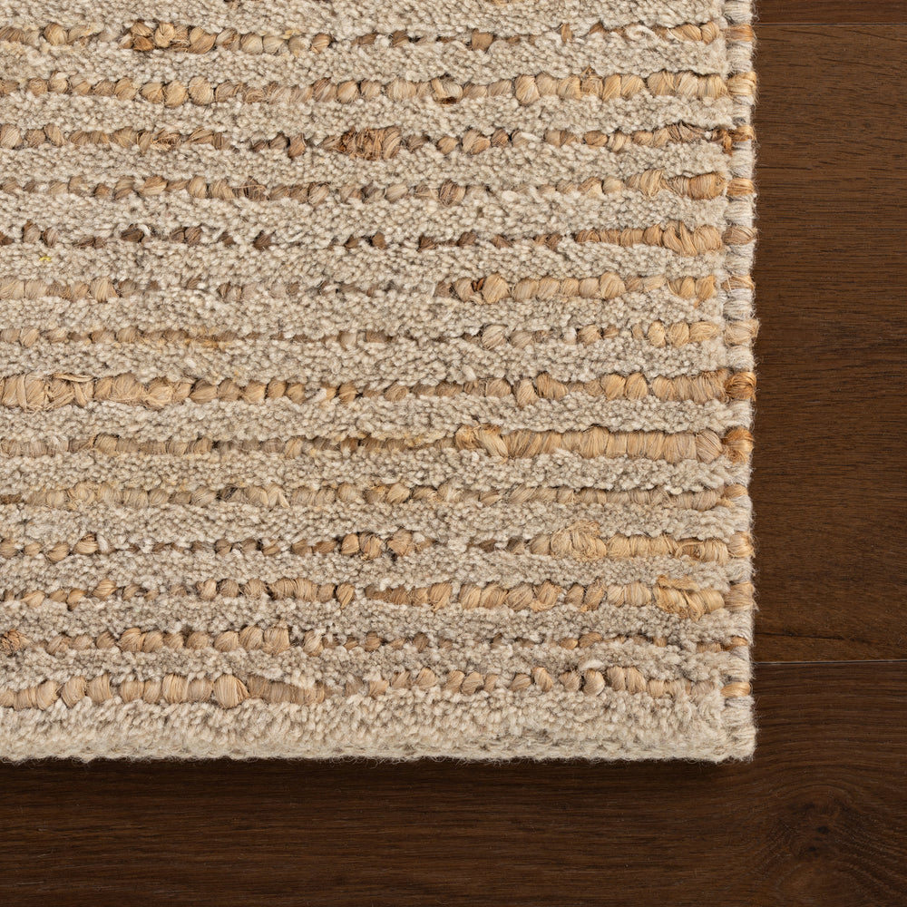 Vicart Modern Striped Bohemian Rug | Grey