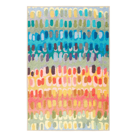 Paint Chip Machine Washable Rug | Multi