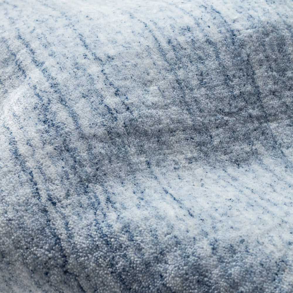 Nordic Hand Loom Knotted Performance Rug | Blue