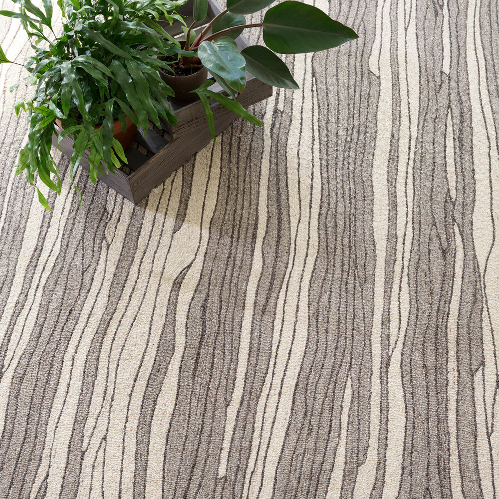 Andres Hand Micro Hooked Wool Custom Rug by Bunny Williams | Grey