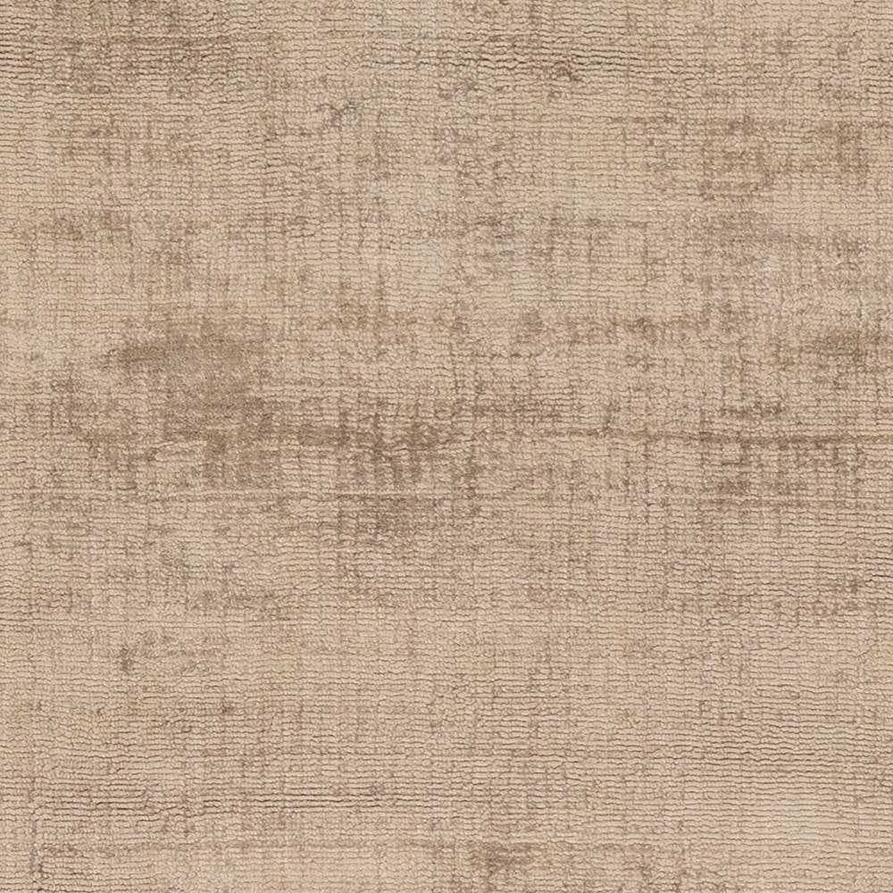 Alva Hand Loom Knotted Viscose Rug Swatch | Taupe