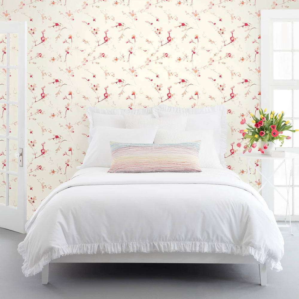 Blossom Wallpaper | Red