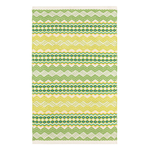 Briarwood Handwoven Cotton Rug | Lemon