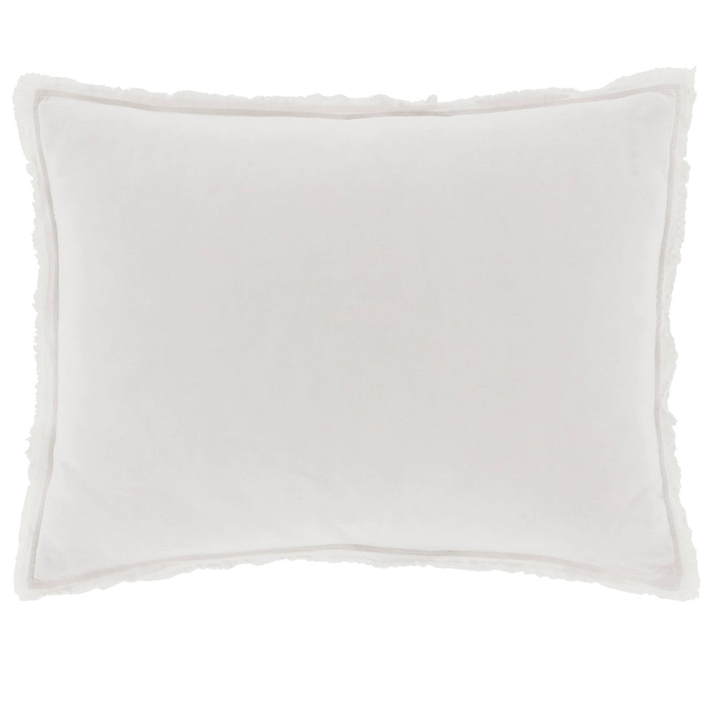 Faye Linen Sham | Plaster