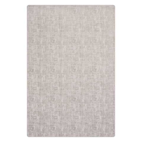 Phoebe Distressed Crosshatch Custom Rug | Grey