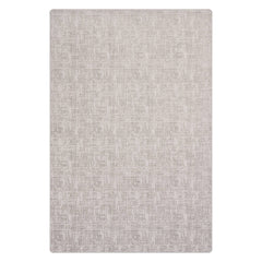 Phoebe Distressed Crosshatch Custom Rug | Grey