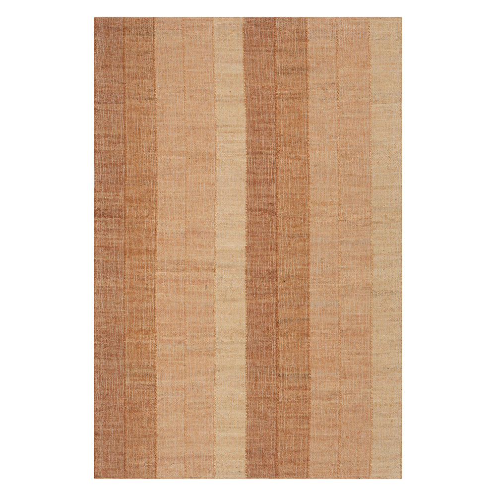 Tayo Modern Striped Indoor Rug | Orange