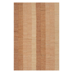 Tayo Modern Striped Indoor Rug | Orange