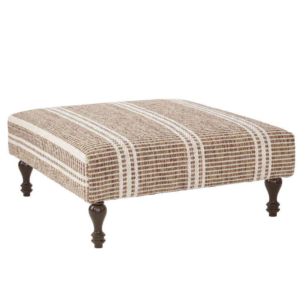 Malta Rug Ottoman | Natural