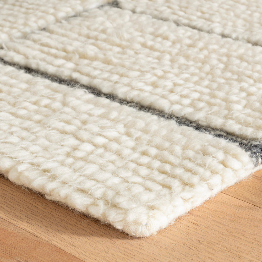Cowan Hand Tufted Wool Rug | Ivory/Grey