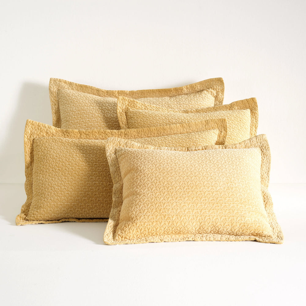Hawley Matelasse Sham | Ochre