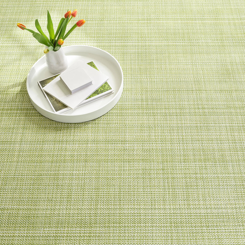 Lakeside Woven Indoor/Outdoor Custom Rug | Green