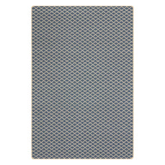 Kittiwake Micro-Trellis Custom Rug | Midnight Blue