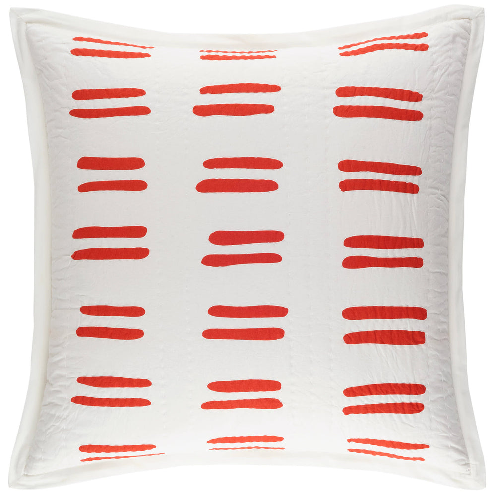 Bold Strokes Sham | Tangerine
