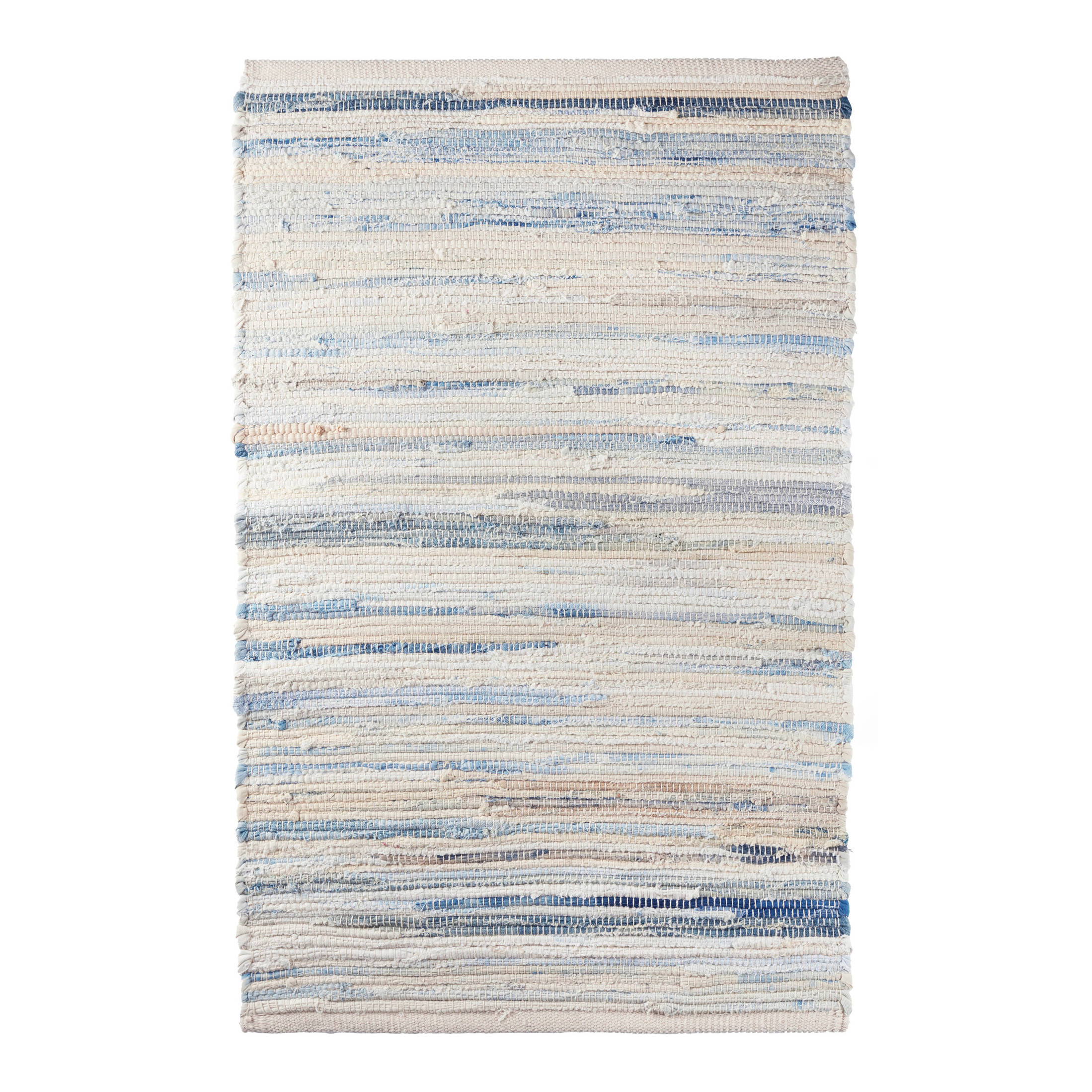 Denim Rag Handwoven Cotton Rug | Blue – Annie Selke