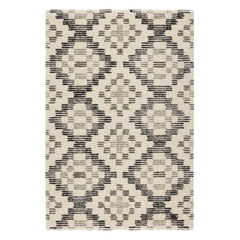 Diamond Cove Hand Tufted Wool Rug | Black