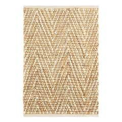 Meghan Handwoven Jute Rug | Ivory/Natural