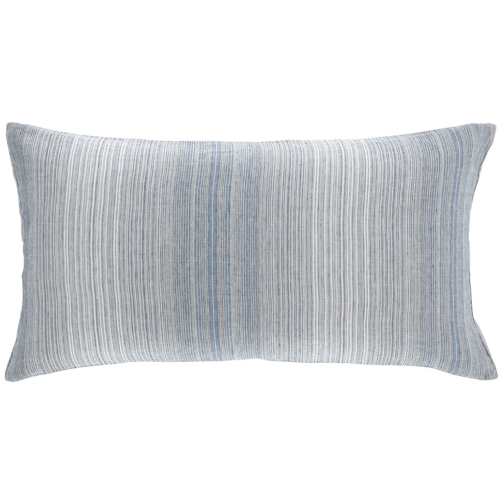 Sterling Stripe Linen Sham | Blue