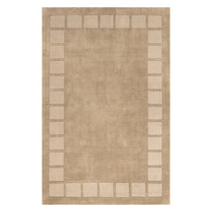 Lira High-Low Wool-Blend Rug | Fawn
