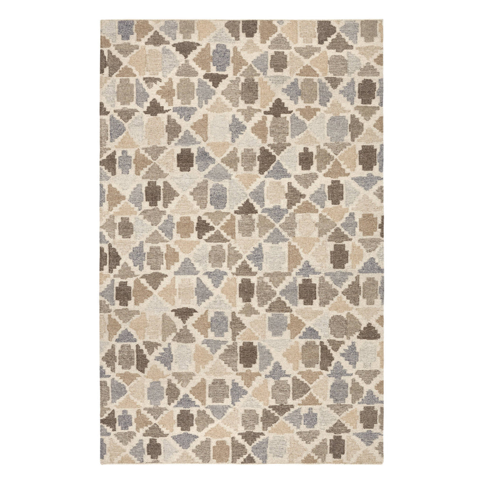 Rufus Stone Kilim Handwoven Wool Rug | Natural