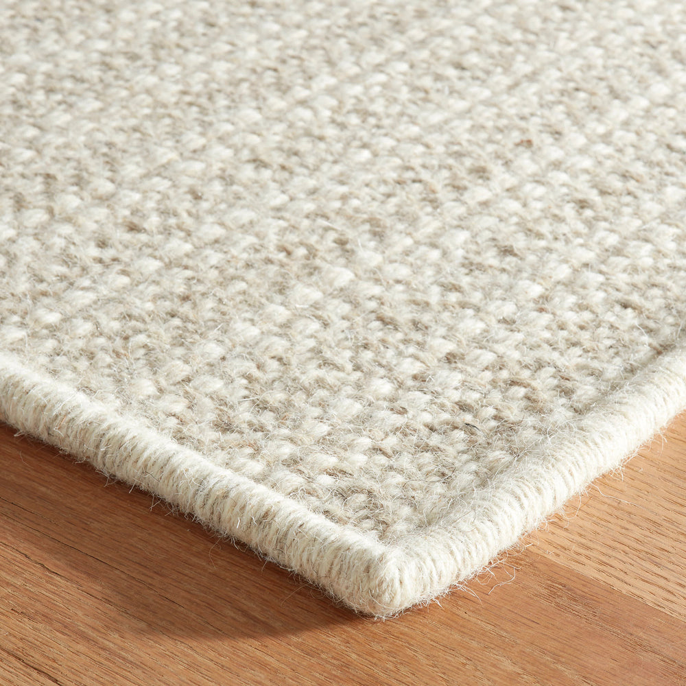 Jett Woven Wool Custom Rug | Natural