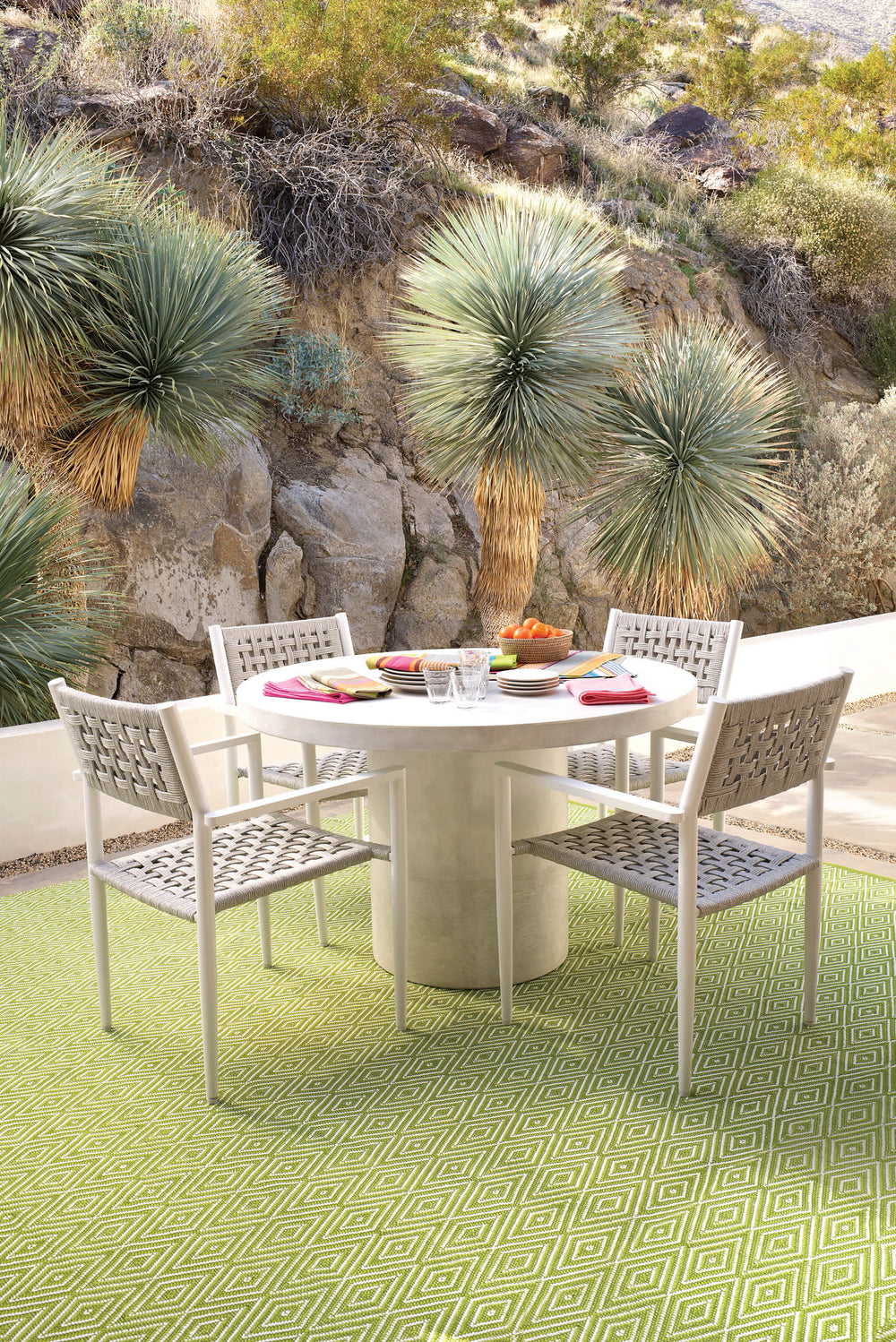 Vista Outdoor Dining Table | White