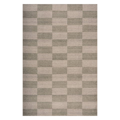 Mephira Checkered Washable Rug | Green