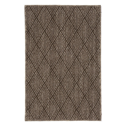 Diamond Woven Sisal Rug | Greige