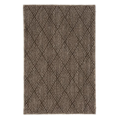 Diamond Woven Sisal Rug | Greige
