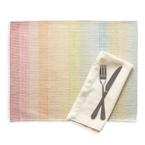 Watercolor Horizon Placemat Set of 4 | Multi