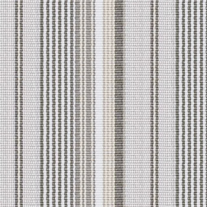 Gradation Ticking Machine Washable Rug Swatch | Grey