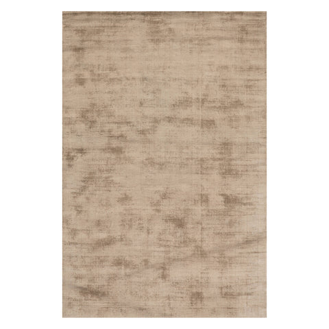 Alva Hand Loom Knotted Viscose Rug | Taupe