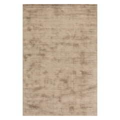 Alva Hand Loom Knotted Viscose Rug | Taupe