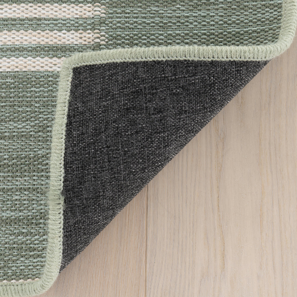Ondine Coastal Indoor/Outdoor Custom Rug | Green
