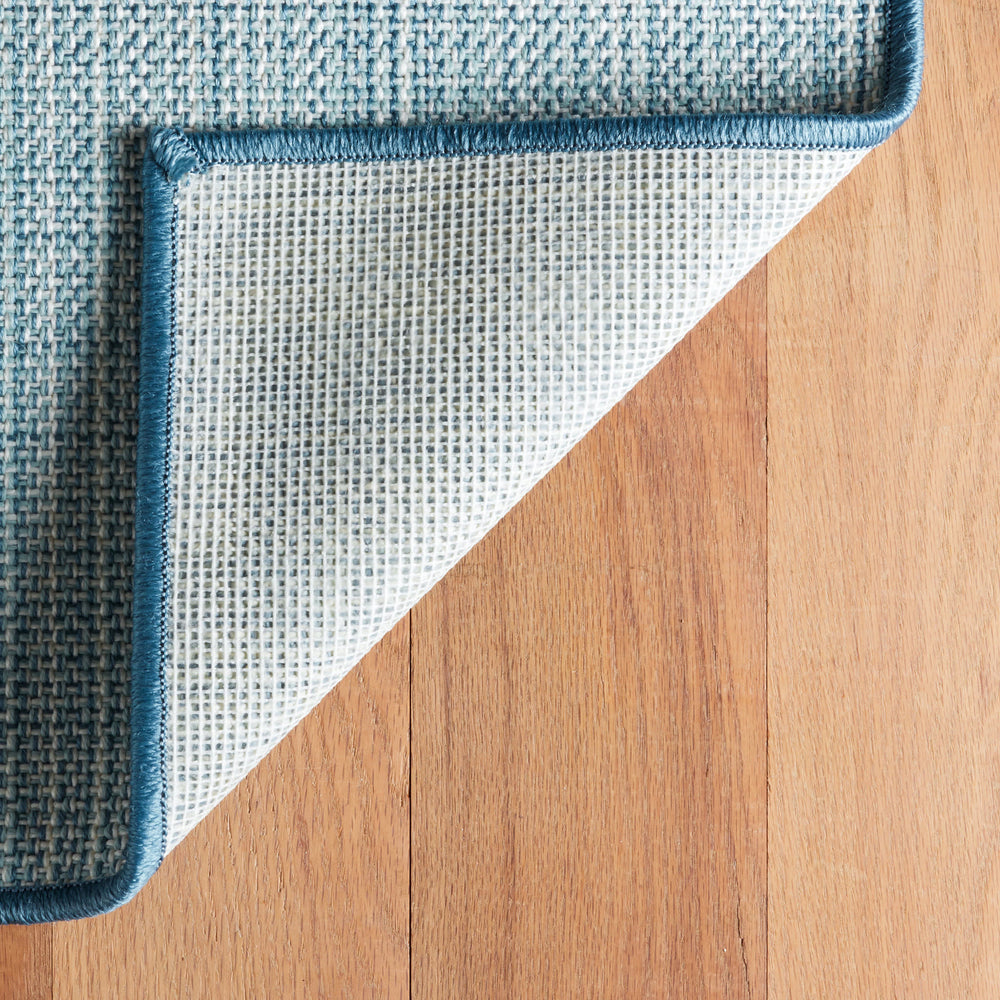 Lakeside Woven Indoor/Outdoor Custom Rug | Slate