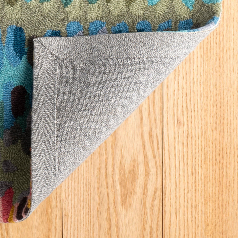 Paint Chip Hand Micro Hooked Wool Rug | Multi