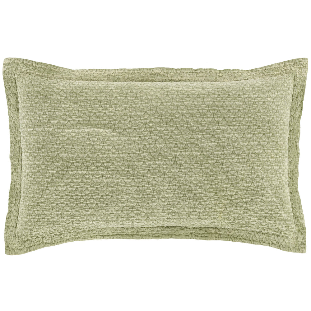 Hawley Matelasse Sham | Sage