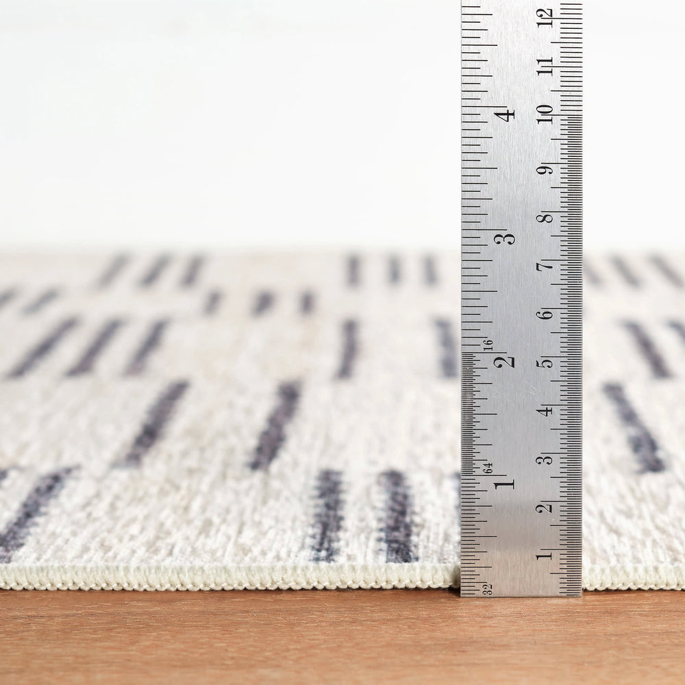 Leni Machine Washable Rug | Oatmeal