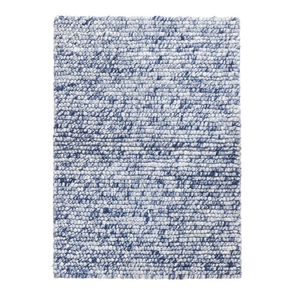Niels Handwoven Woolviscose Rug | Navy