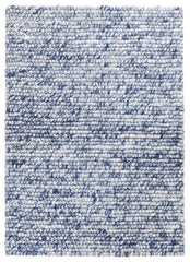 Niels Handwoven Wool/Viscose Rug | Navy