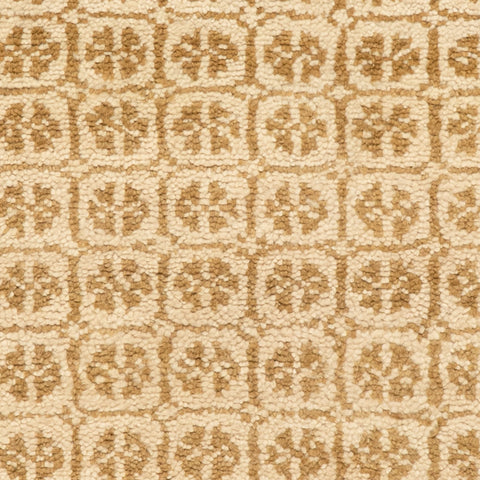 Tullie Hand Knotted Wool Rug Swatch | Ochre