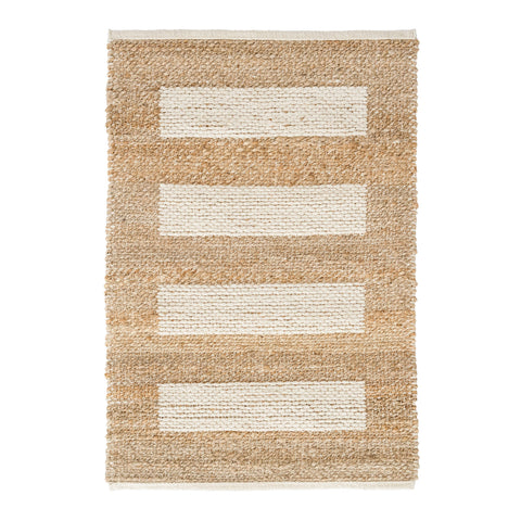 Milo Handwoven Jute/Cotton Rug | Ivory