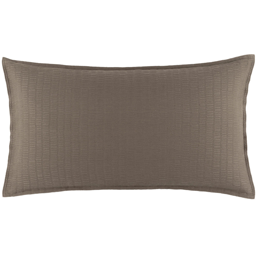 Roark Matelasse Sham | Mushroom