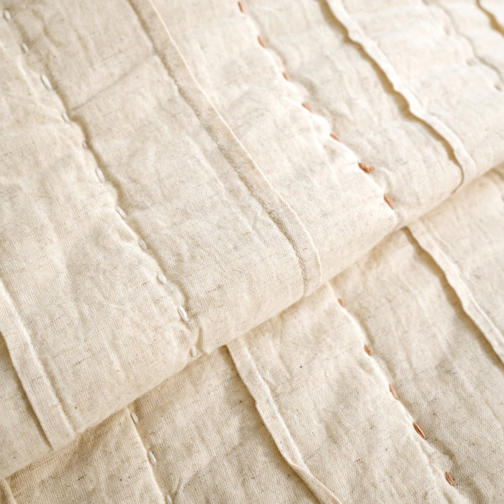 Bryant Quilted Sham | Natural