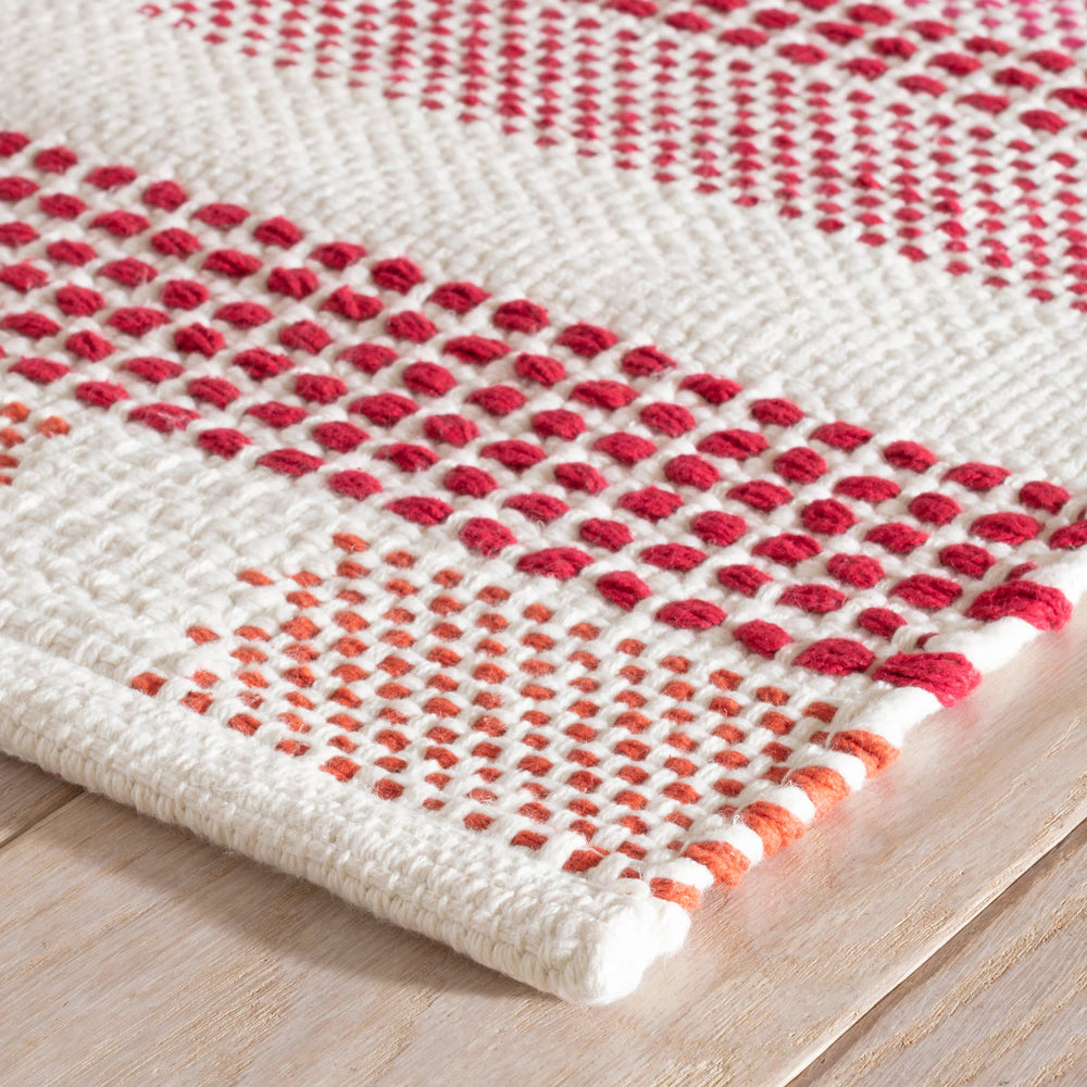 Tread Lightly Handwoven Cotton Rug | Pink