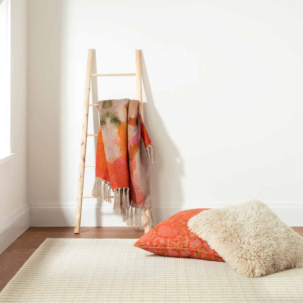 Lawrence Woven Wool Custom Rug | Natural