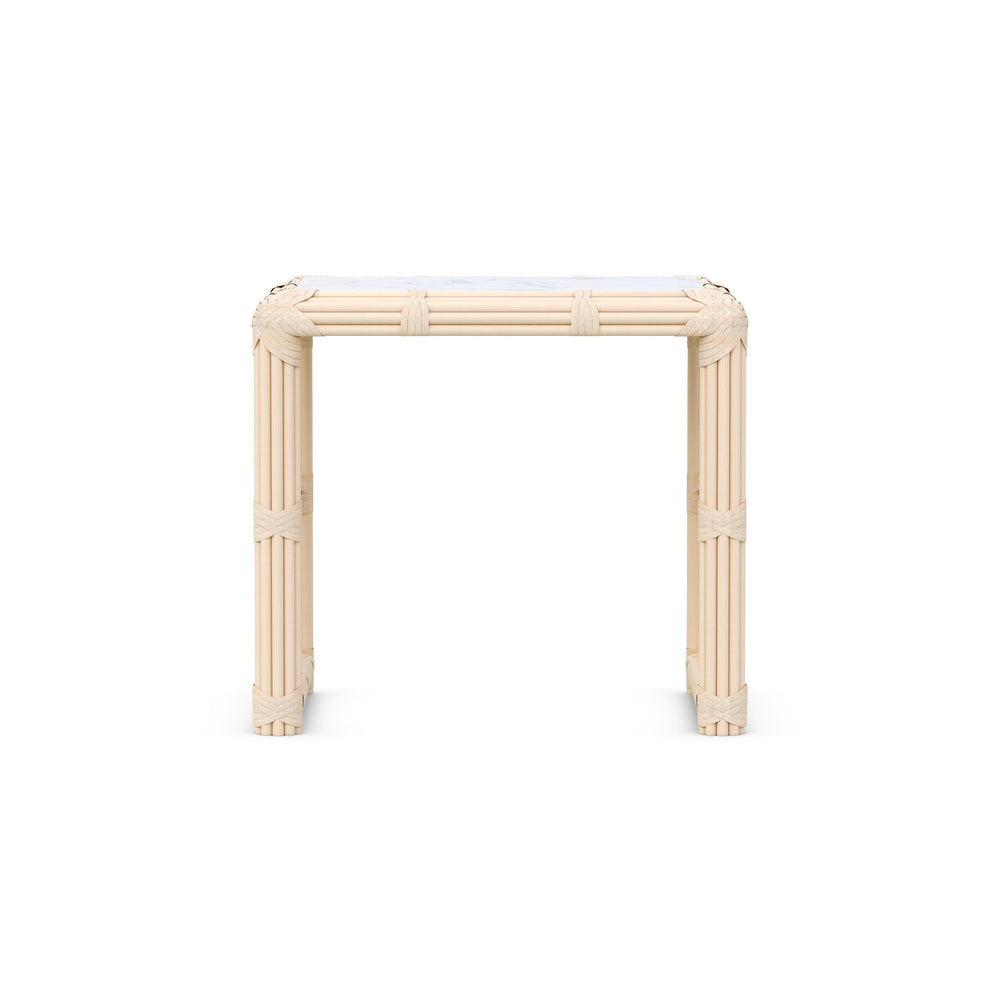 Beauvoir Outdoor Side Table | Ivory