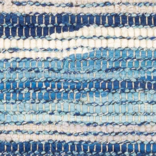 Dorothy Handwoven Cotton Rug Swatch | Blue